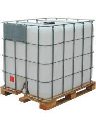 Еврокуб (IBC-контейнер) на деревянном поддоне UN, 1000 л, белый [UC 1000 дп UN (МОРСКОЙ)]