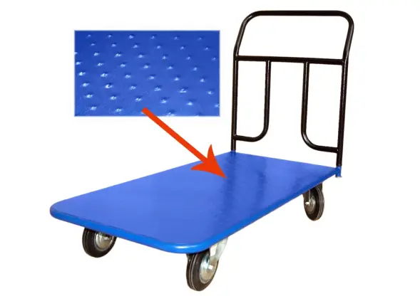 Тележка платформенная Стелла-техник КП-400-125-И, 700х1000мм