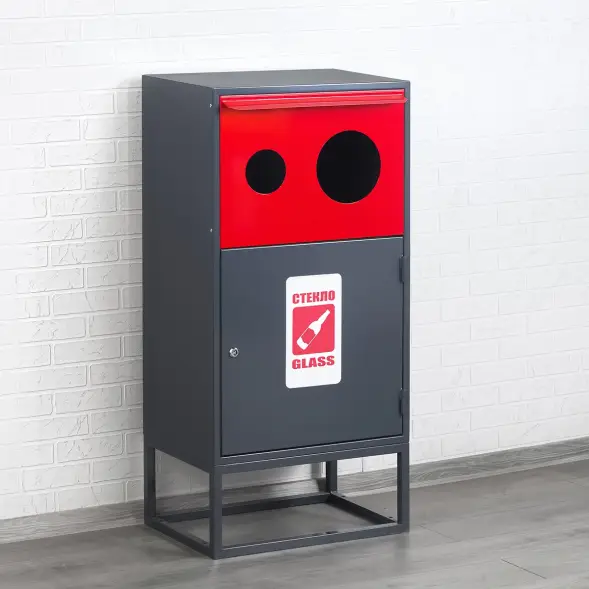 Контейнер для раздельного сбора отходов КРС-800-3 СТЕКЛО