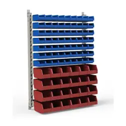 Стеллаж настенный №173 (1370х950х63)