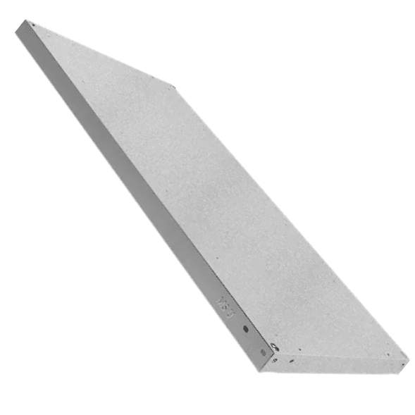 Полка металлическая для стеллажей Практик MS U 120х80, 1200x800 мм, серебристый [S24799305658]