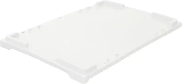 Крышка пластиковая морозостойкая для ящика, 600х400 мм, белый [503]