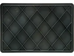 Ящик пластиковый сплошной, 600x400x120 мм, 22 л, серый [704.03.02]