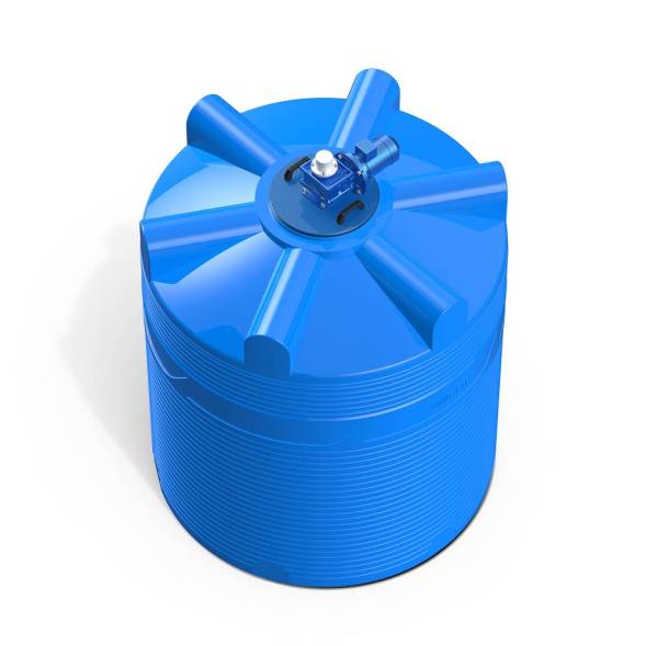 Емкость V 3000 литров с лопастной мешалкой