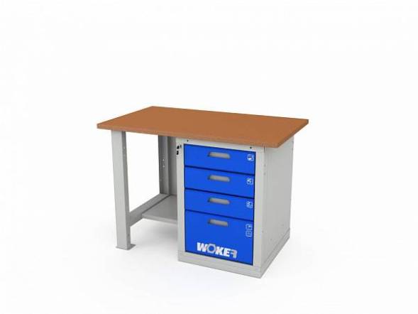 Верстак ДВК с 1 тумбой WOKER PRO 1004.1200