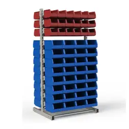 Стеллаж двусторонний №105 (1835х950х760)