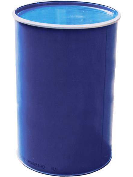 Бочка металлическая (стальная) закатная со съемной крышкой, 210 л, синий [БСЗ 210о (б/р) (СТ)]