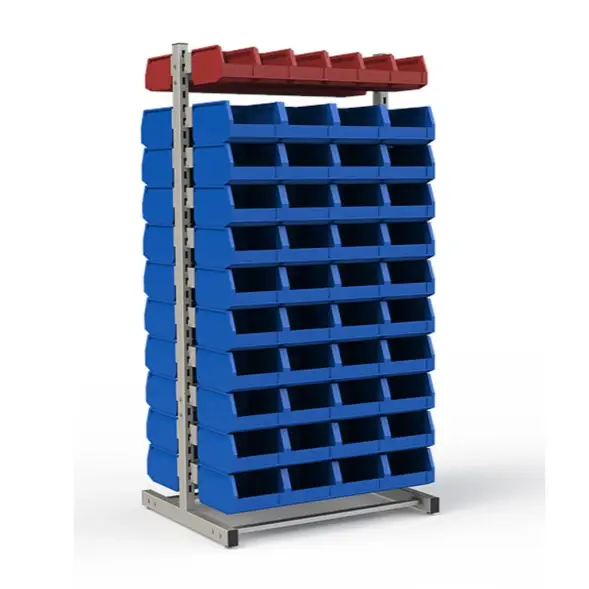 Стеллаж двусторонний №107 (1835х950х760)