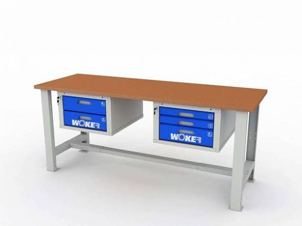 Стол рабочий ДВК стационарный WOKER PRO 11.1500