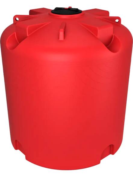 Емкость пластиковая для хранения удобрений (КАС/ЖКУ) ЭКОПРОМ TR, 6000 л, красный [КАС 6000 ТR]