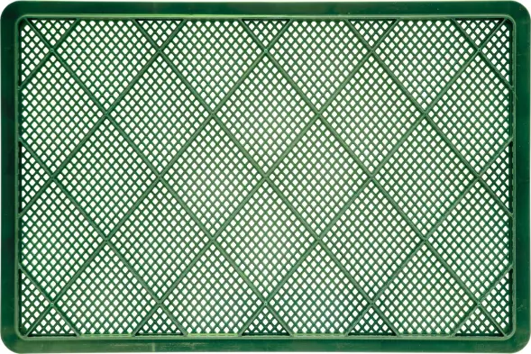 Ящик пластиковый перфорированный, 600x400x140 мм, 27 л, синий [705.01.01]