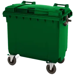 Мусорный контейнер 770л. на колесах с опцией "крышка в крышке"