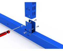 Стойка для хранения двухсторонняя ДВК SORTEX 1915-2 Base, синий [КГ030362]