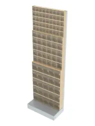 Стойка бежевая напольная Стелла-техник 405-05-05-05-B