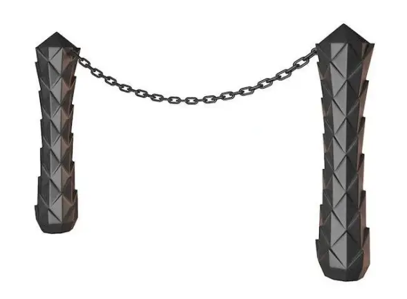 Столбик чугунный «ЛИТ-390»