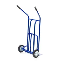 Тележка грузовая Стелла-техник КГ-200-200-И с откидной полкой, грузоподъемность 200 кг