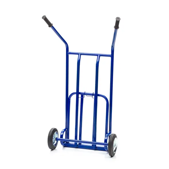 Тележка грузовая Стелла-техник КГ-200-200-И с откидной полкой, грузоподъемность 200 кг