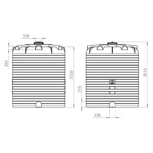 Ёмкость вертикальная 25000 литров