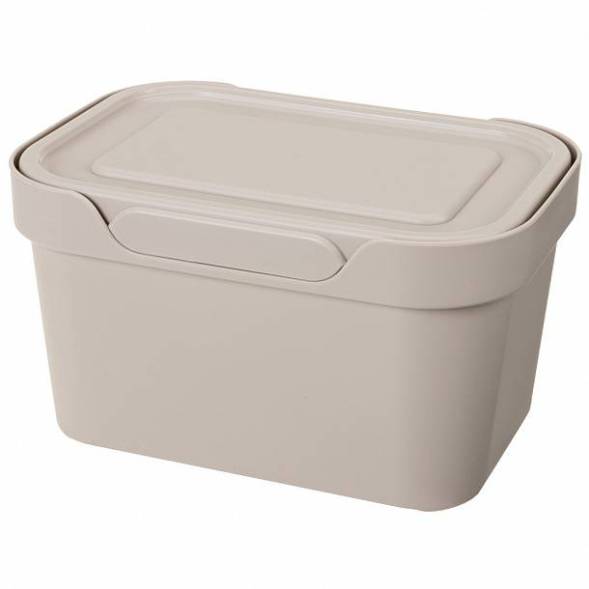 Ящик с крышкой универсальный Luxe, 1,9л, светло-бежевый