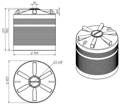 Емкость R ЭВЛ 5000л