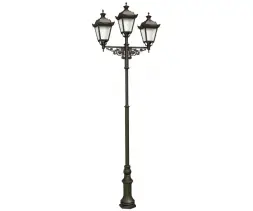 Фонарь уличный «Адмирал - 3» со светильниками 5,0 м