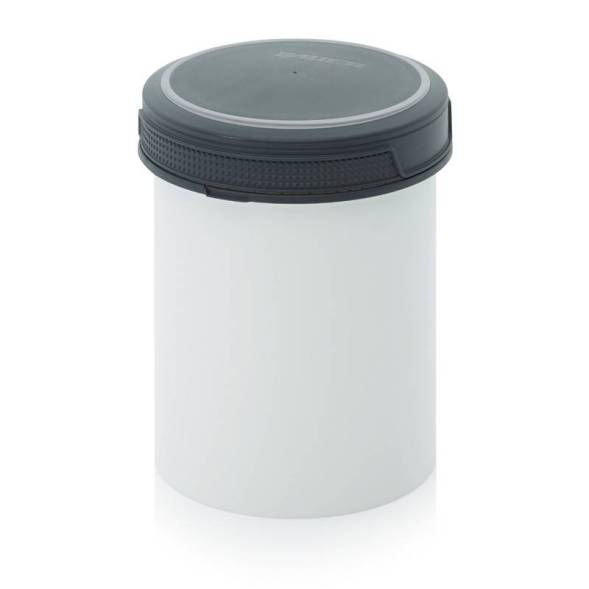 Банка 1,5 л с внутренней крышкой, серая