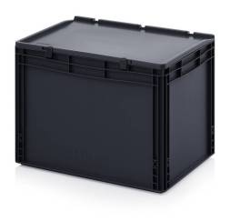 Евроконтейнер пластиковый ESD ED 64/42 HG, 60x40x43,5 см