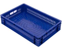 Пластиковый ящик 600х400х120 перфорированный