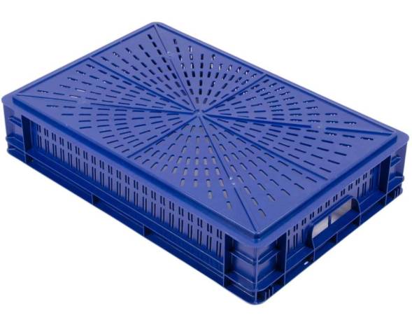 Пластиковый ящик 600х400х120 перфорированный