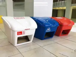 Ящик для песка Boxsand 0,25 м3 с дозатором и с лопатой, белый