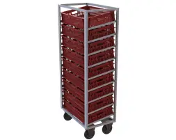 Тележка для хлебных ящиков 145 мм односторонняя