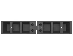 Концевая часть делиниатора КР-1,0-2 с впадиной, скошенный угол