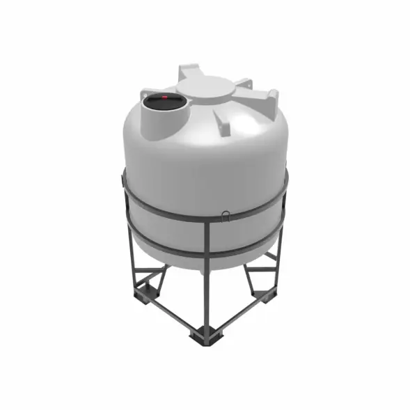 Емкость ЦКТ 5000 л с патрубком 90мм под плотность до 1,5 г/см3 белая в обрешетке