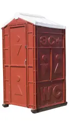 Туалетная кабина «Дачник» с деревянным поддоном (бак 150 литров)