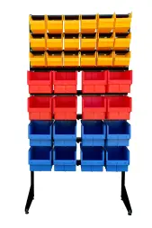 Стойка для хранения РТИ с пластиковыми ящиками 1801-0/0/3/4 Kombo