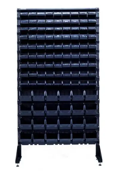 Стеллаж с пластиковыми ящиками 1801-3/6/4 СH