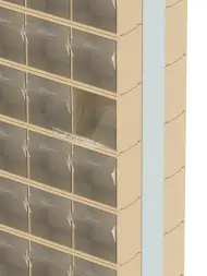 Стойка бежевая двусторонняя напольная Стелла-техник 406-00-14-00-B