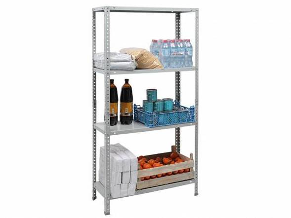 Стеллаж окрашенный ПРАКТИК ES 150KD/75Х30/4, 1450x750x300 мм, 4 полки [ER-00014552]