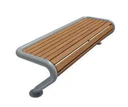 Скамейка стальная «Яуза» В 1.0 без спинки