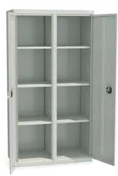 Шкаф архивный ШХА-100(40) 1850x970x385 мм Светло-серый