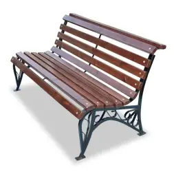 Скамейка стальная «Ривьера» 3,0 м (3 опоры)