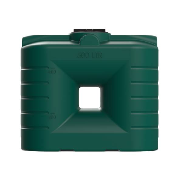 Емкость пластиковая прямоугольная для хранения воды, жидкостей и дизельного топлива, 500 л, зеленый [TSN500S2]