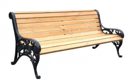 Скамейка чугунная «Балет» 2,0 м (3 опоры)