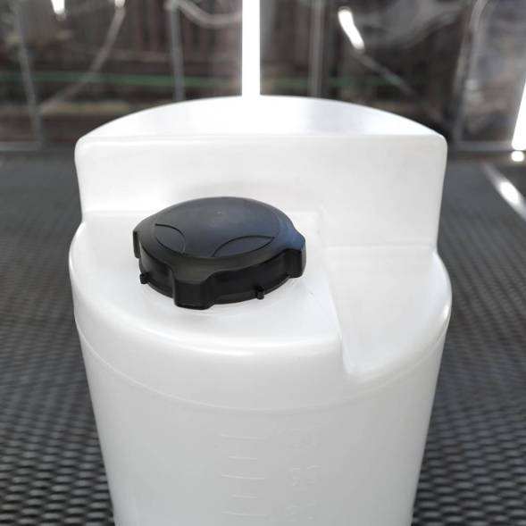 Емкость дозировочная 100 л с резьбовой крышкой под плотность вещества до 1.3 г/см3, белый