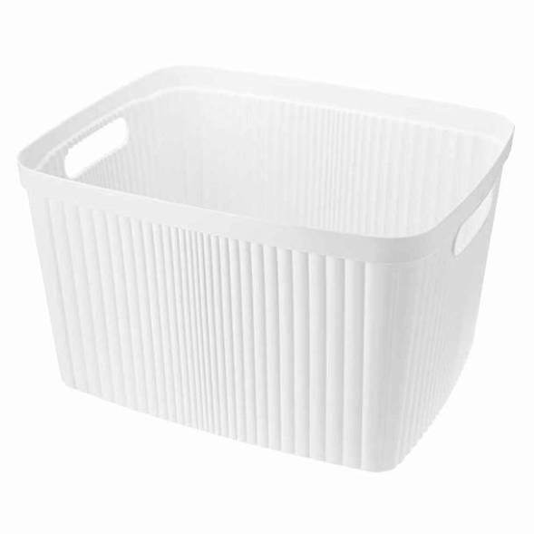 Корзина для белья Velvet, 35л, белый