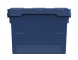 Контейнер пластиковый вкладываемый INSTORE с крышкой LD64, 600х400х420 мм, синий [KV 6442]