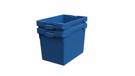 Контейнер пластиковый вкладываемый INSTORE, 600х400х420 мм, синий [KV 6442]