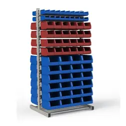 Стеллаж двусторонний №129 (1835х950х760)