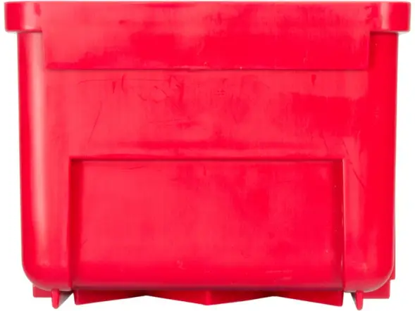 Контейнер полочный пластиковый, 170x105x80 мм, 1.43 л, красный [6001]