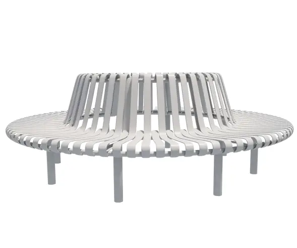 Скамейка стальная круглая «Вертикаль»